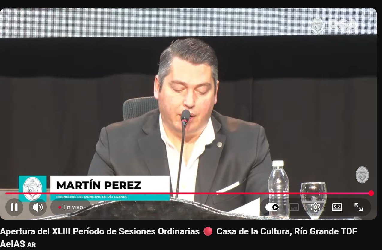 Martín Perez: "Lamentamos que el gobierno de la provincia recurra de manera sistemática a la captura de recursos de los vecinos de Río Grande"